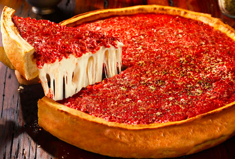 que comer en chicago, pizza